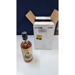 6 off 700ml bottles of Sonoma County 2nd Chance Wheat Double Alembic Pot Distilled Whiskey. In white