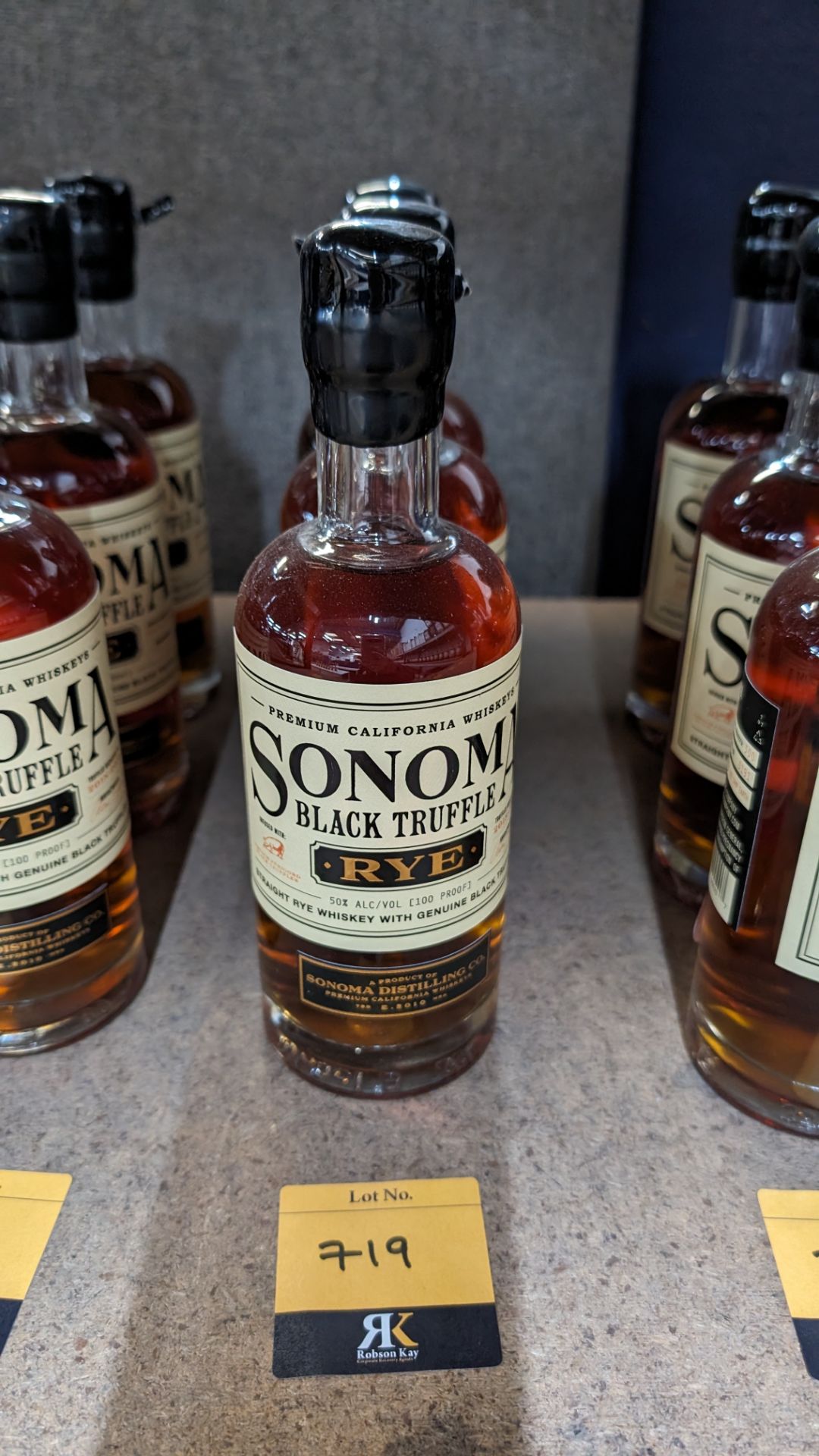 3 off 375ml bottles of Sonoma Black Truffle Rye Whiskey. 50% alc/vol (100 proof). Straight rye whi - Image 8 of 8