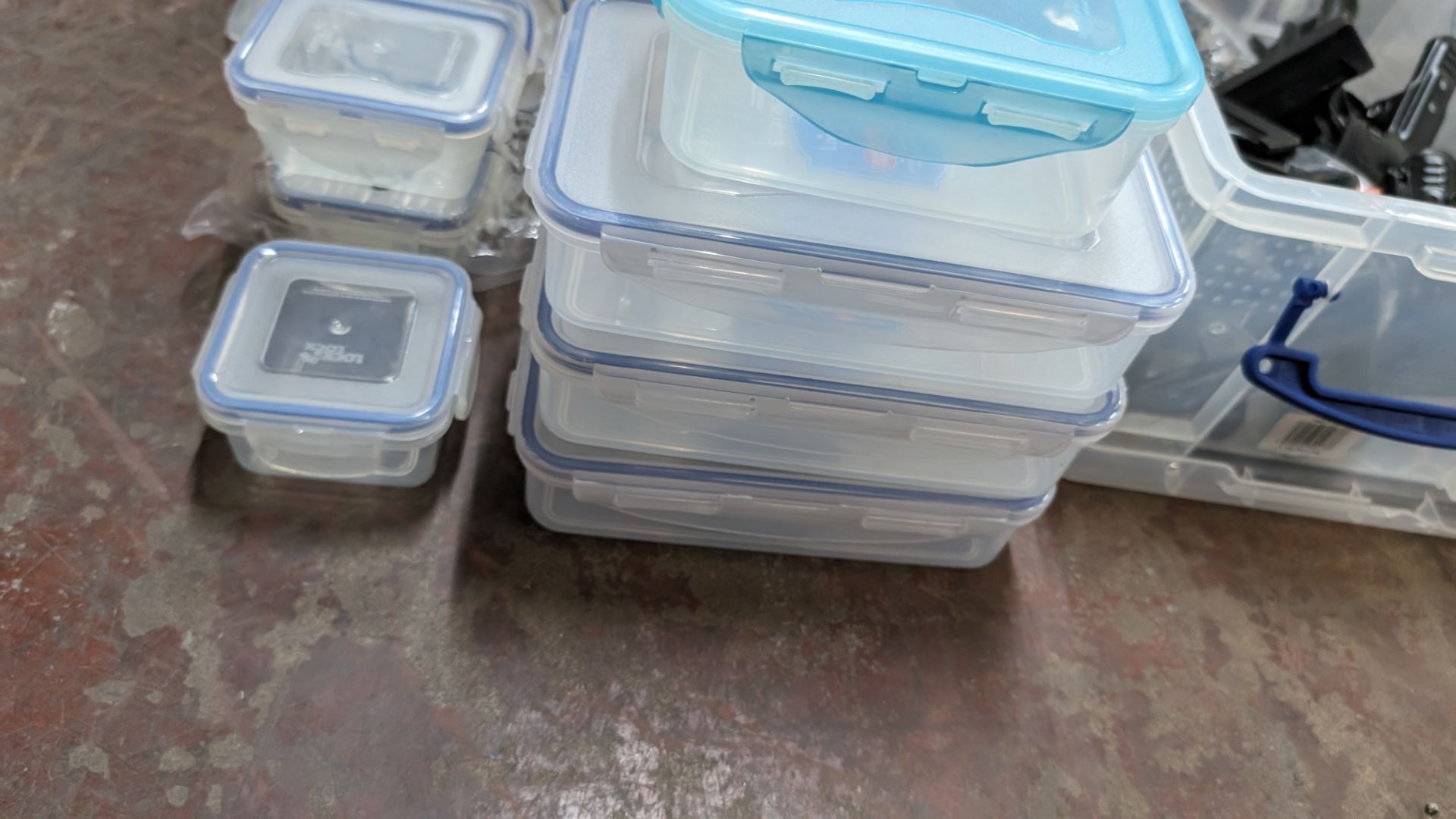 Quantity of plastic storage containers - Image 2 of 5