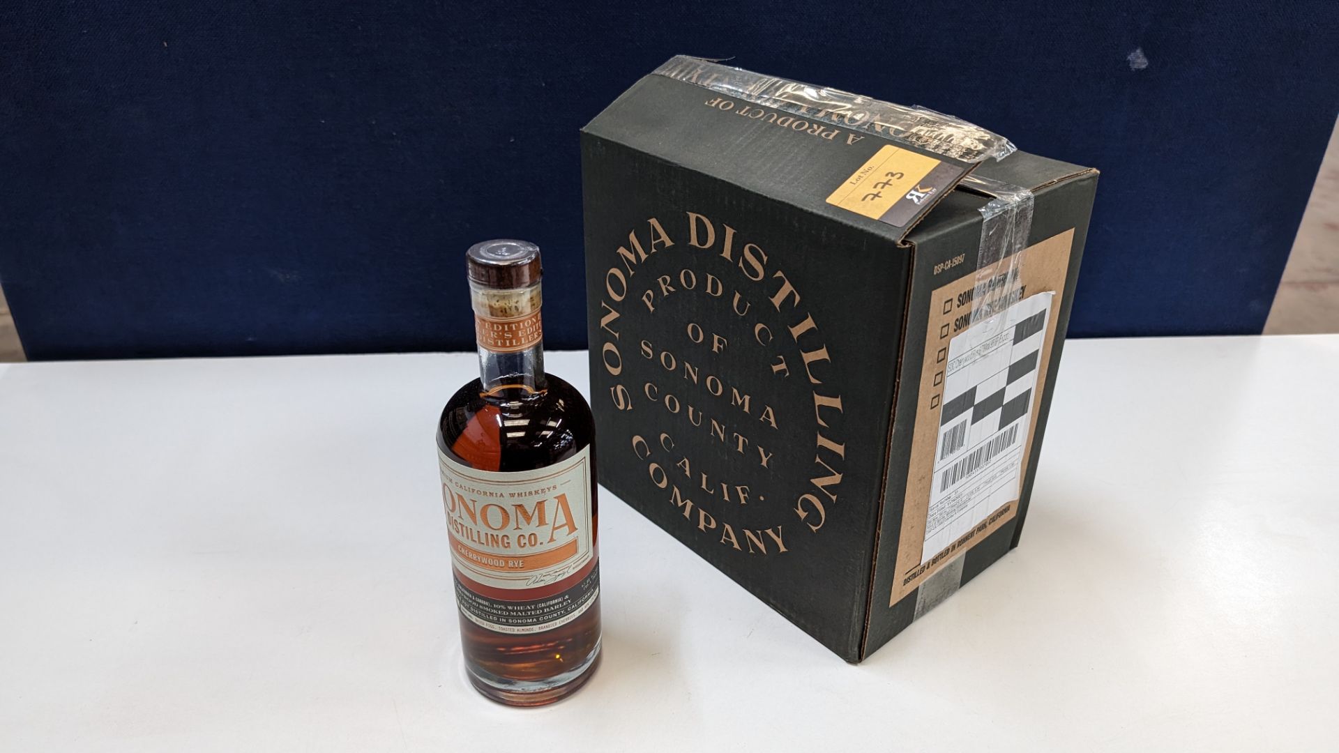 6 off 700ml bottles of Sonoma Cherrywood Rye Whiskey. In Sonoma branded box which includes bottling