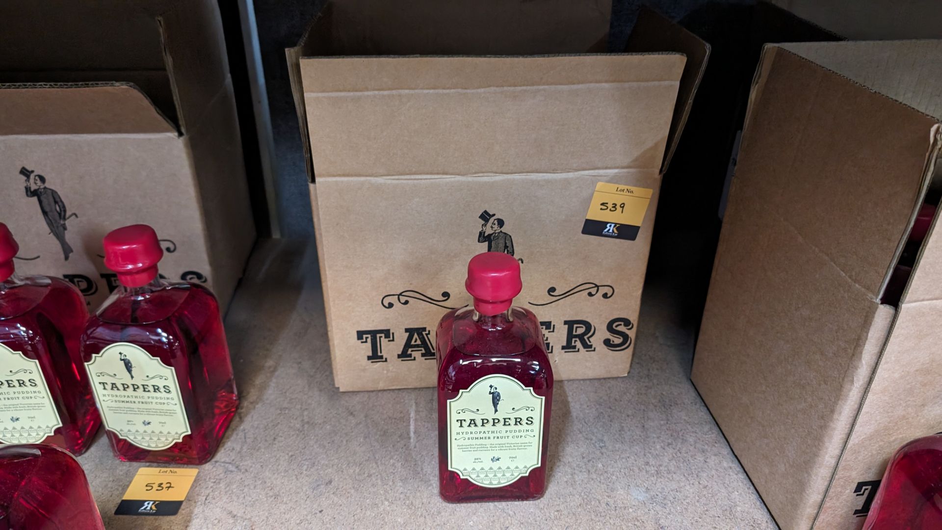 6 off 700ml bottles of Tappers Hydropathic Summer Fruit Cup, 32% ABV. Includes a Tappers presenta