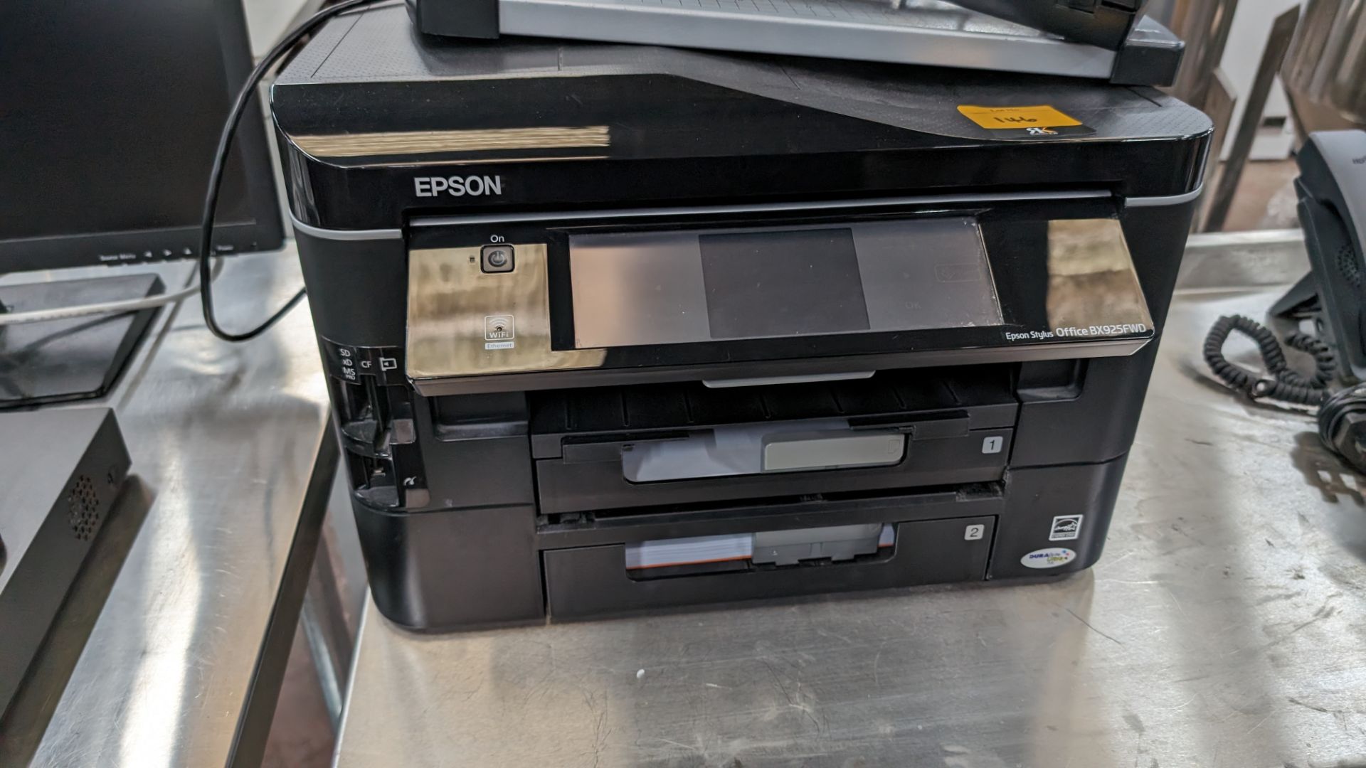 Epson Stylus Office multi-function printer, model BX925FWD, including 2 off paper cassettes, plus of - Image 3 of 6