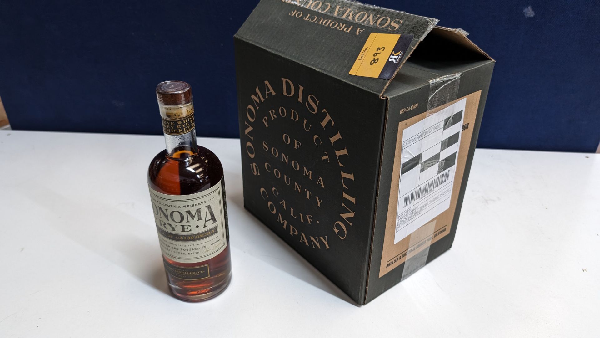 6 off 700ml bottles of Sonoma Rye Whiskey. In Sonoma branded box which includes bottling details on - Image 2 of 7