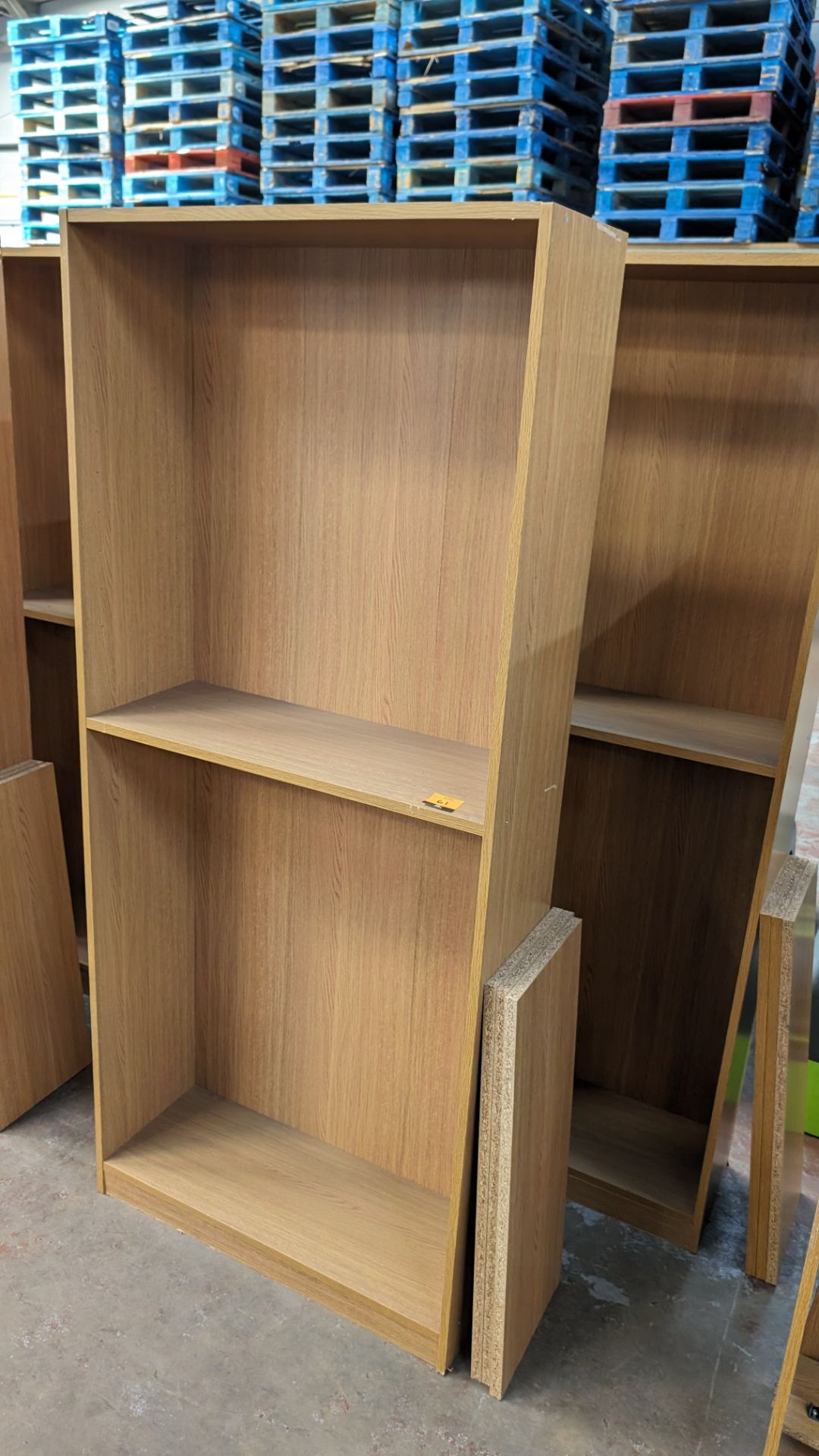 2 off bookcases, each measuring 1800mm x 780mm x 290mm