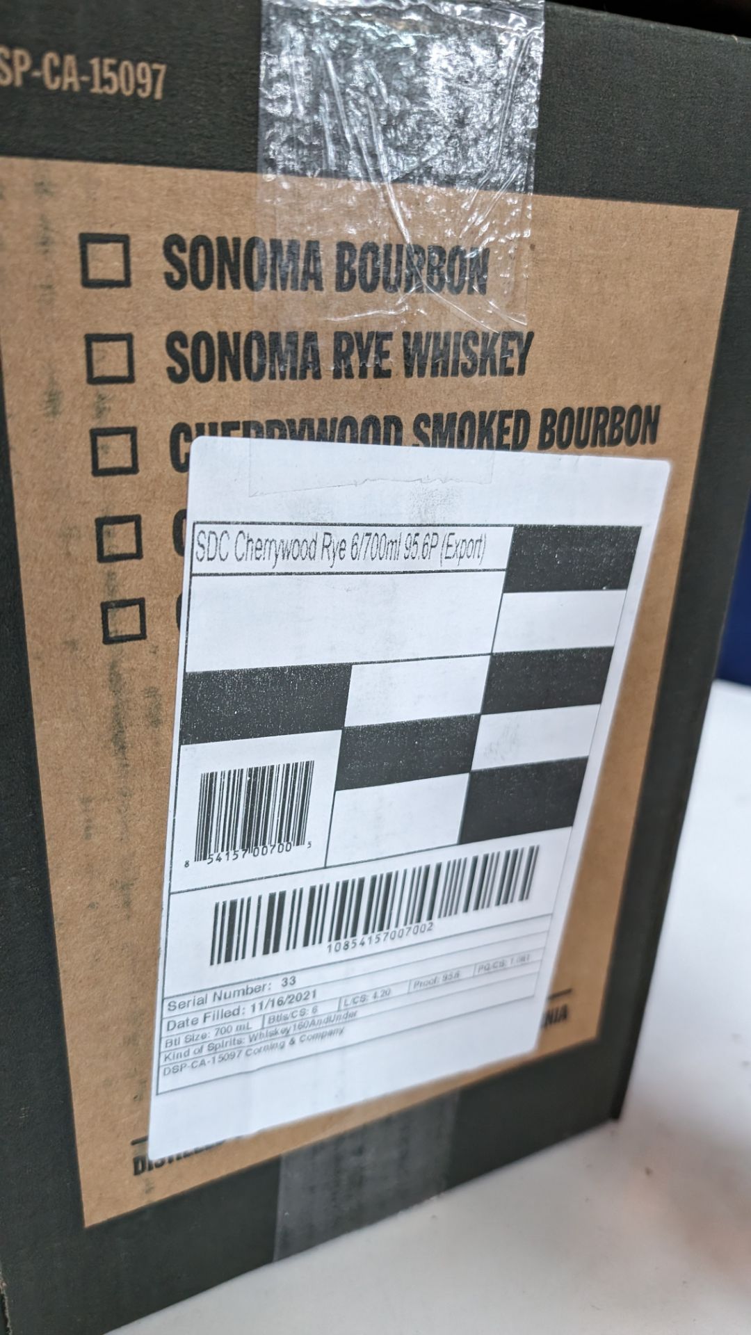 6 off 700ml bottles of Sonoma Cherrywood Rye Whiskey. In Sonoma branded box which includes bottling - Image 5 of 8