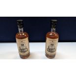 2 off 700ml bottles of Sonoma County 2nd Chance Wheat Double Alembic Pot Distilled Whiskey. 47.1% a