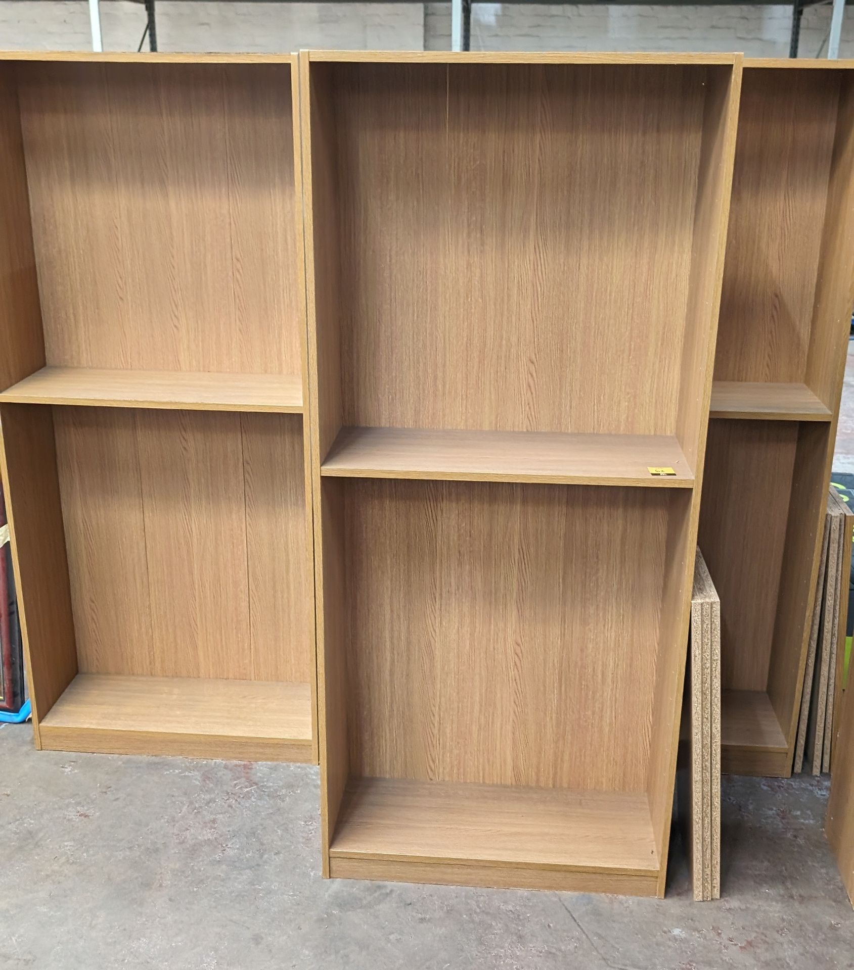 3 off bookcases, each measuring 1800mm x 780mm x 290mm