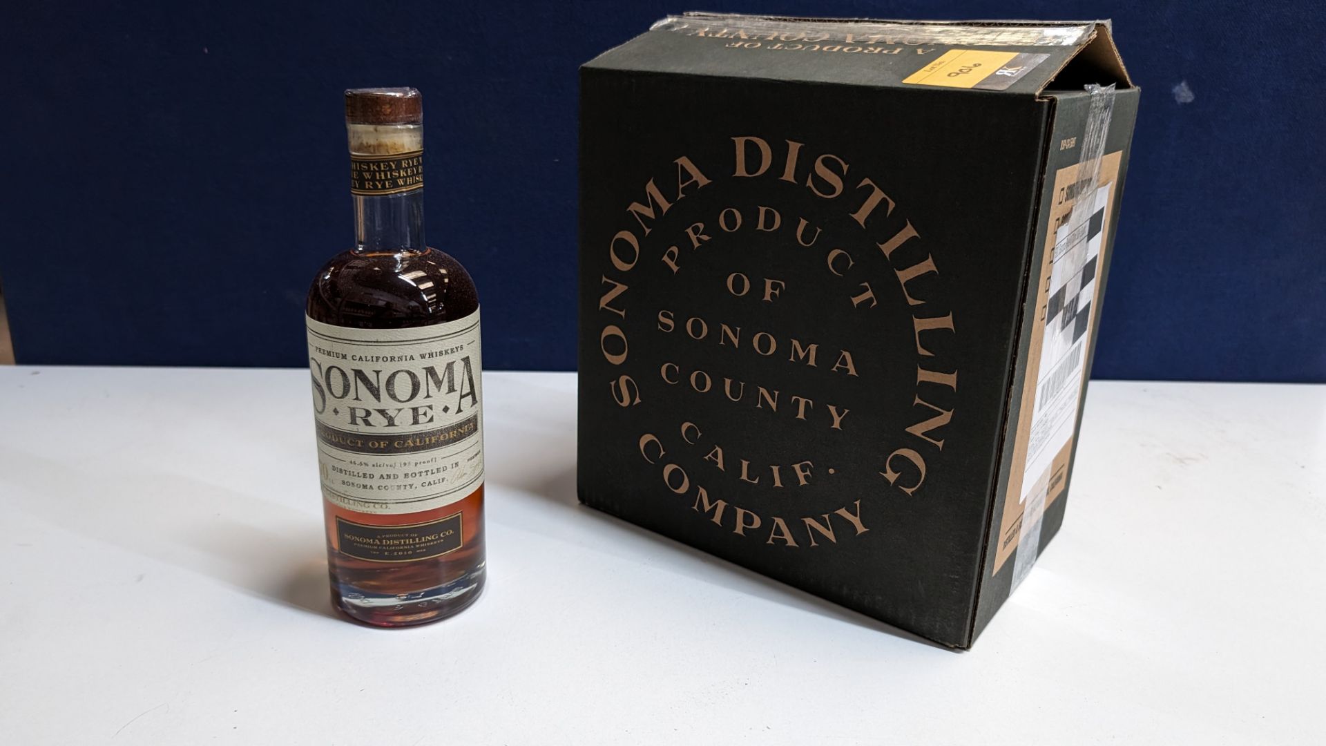 6 off 700ml bottles of Sonoma Rye Whiskey. In Sonoma branded box which includes bottling details on - Image 2 of 7