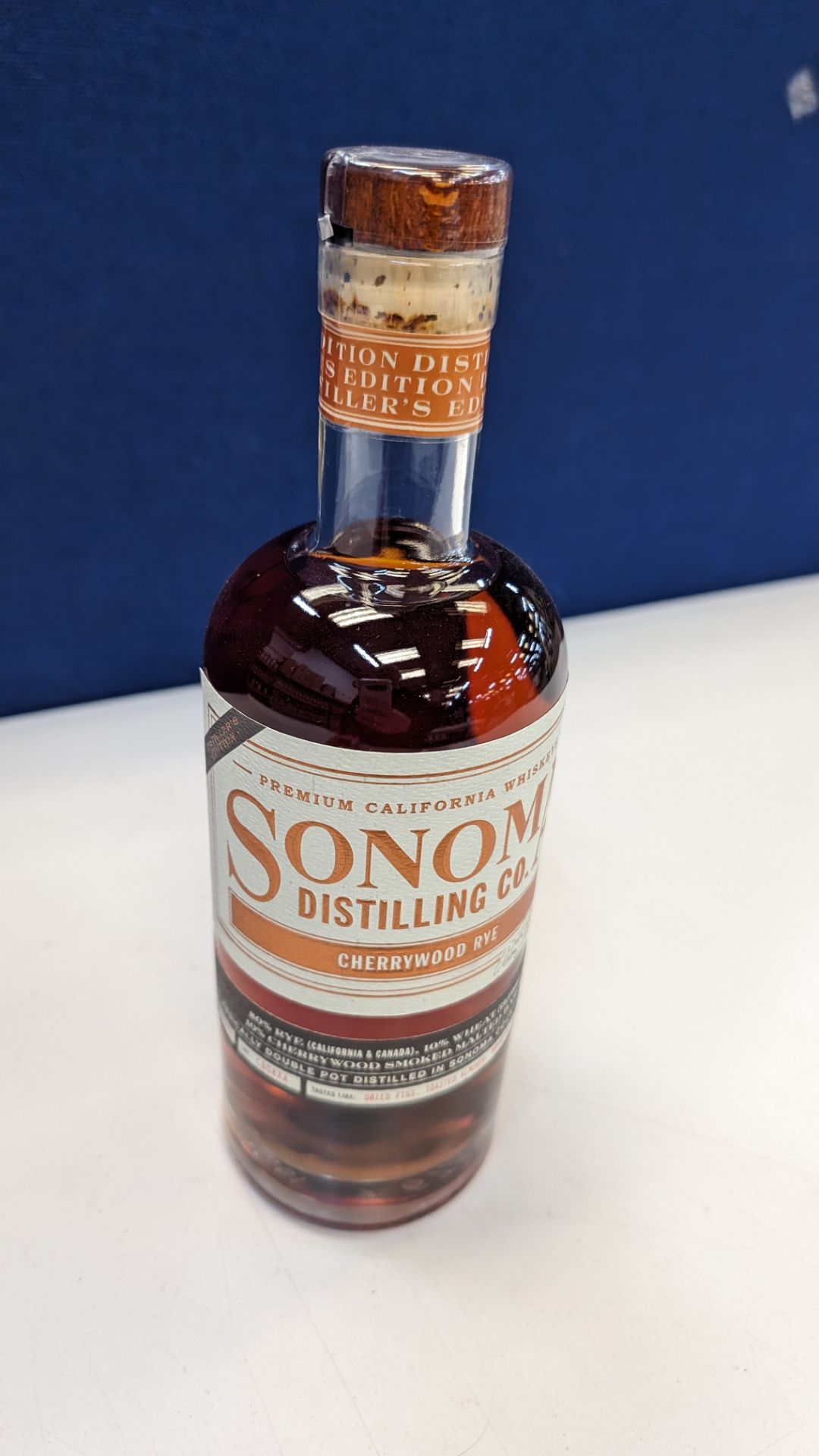 1 off 700ml bottle of Sonoma Cherrywood Rye Whiskey. 47.8% alc/vol (95.6 proof). Distilled and bot - Image 2 of 5