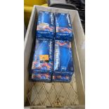 10 off boxes of Aurelia Delight Blue powder free vinyl gloves (size small)