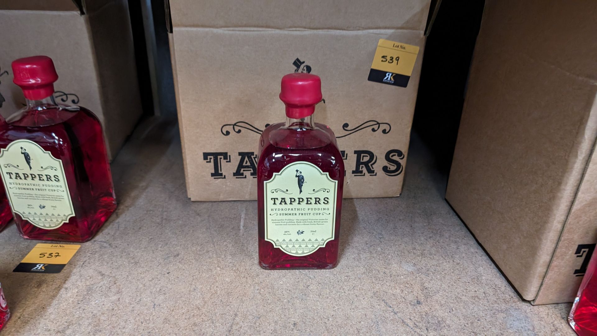 6 off 700ml bottles of Tappers Hydropathic Summer Fruit Cup, 32% ABV. Includes a Tappers presenta - Image 2 of 5