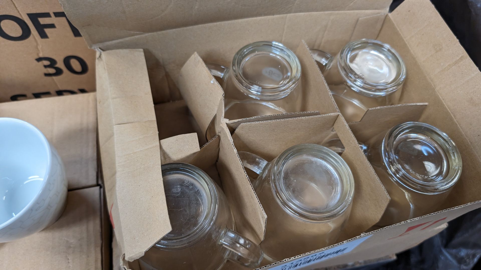 Quantity of Rijo and other cups and saucers in a total of 4 cardboard boxes - Image 8 of 9