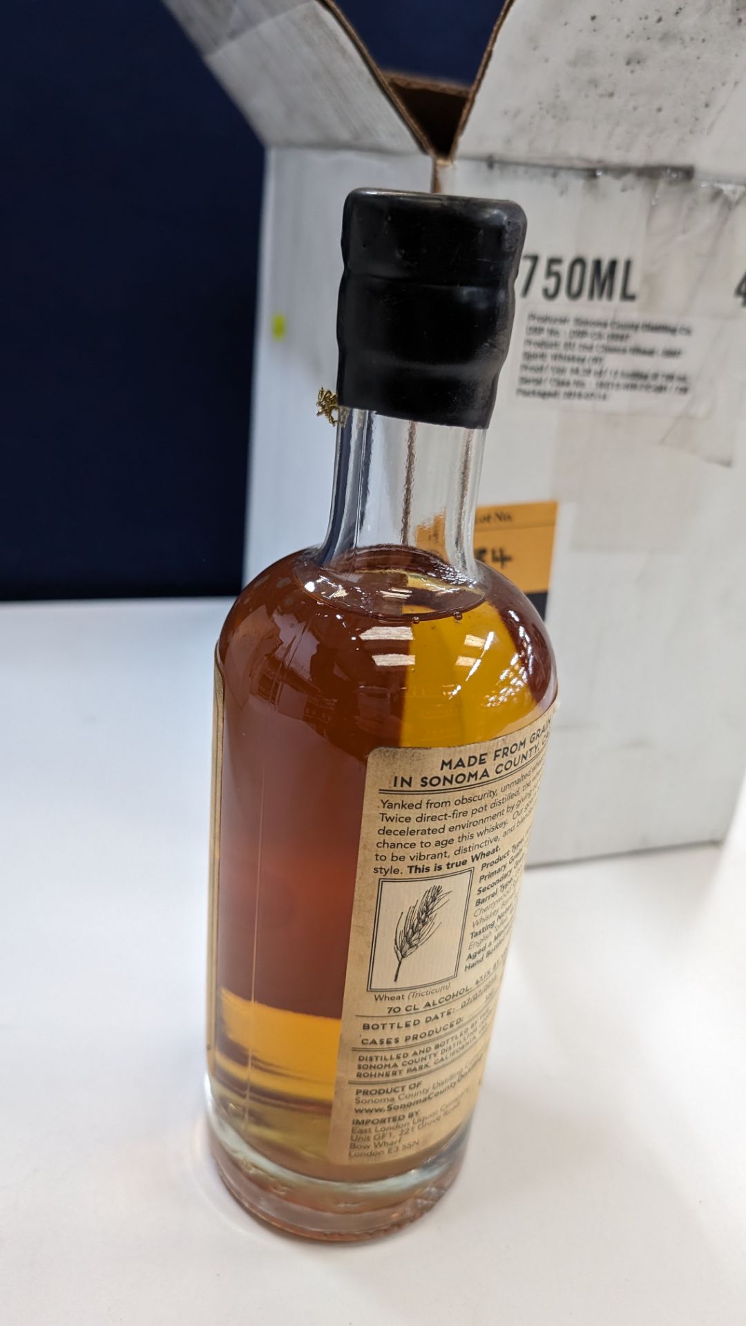 6 off 700ml bottles of Sonoma County 2nd Chance Wheat Double Alembic Pot Distilled Whiskey. In white - Image 5 of 9