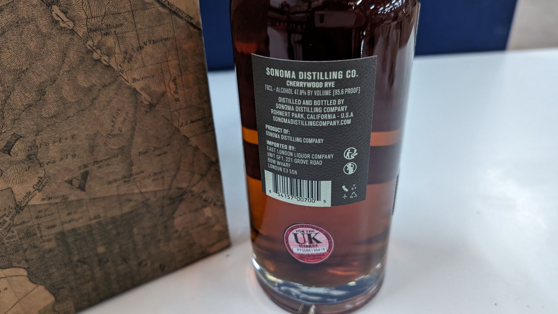 6 off 700ml bottles of Sonoma Cherrywood Rye Whiskey. In Sonoma branded box which includes bottling - Image 8 of 8