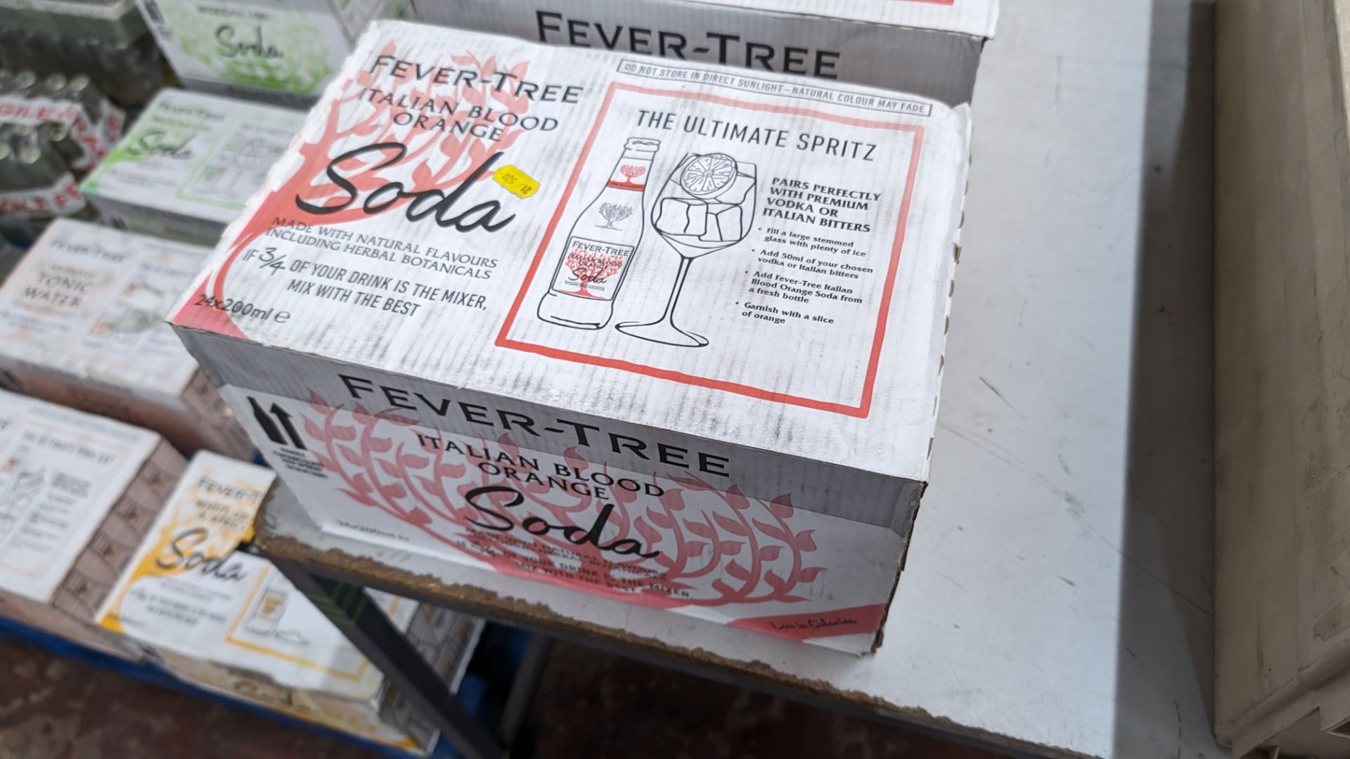 Large quantity of Fever-Tree tonic water. This lot comprises 4 large boxes, 5 small boxes, plus the - Image 8 of 12