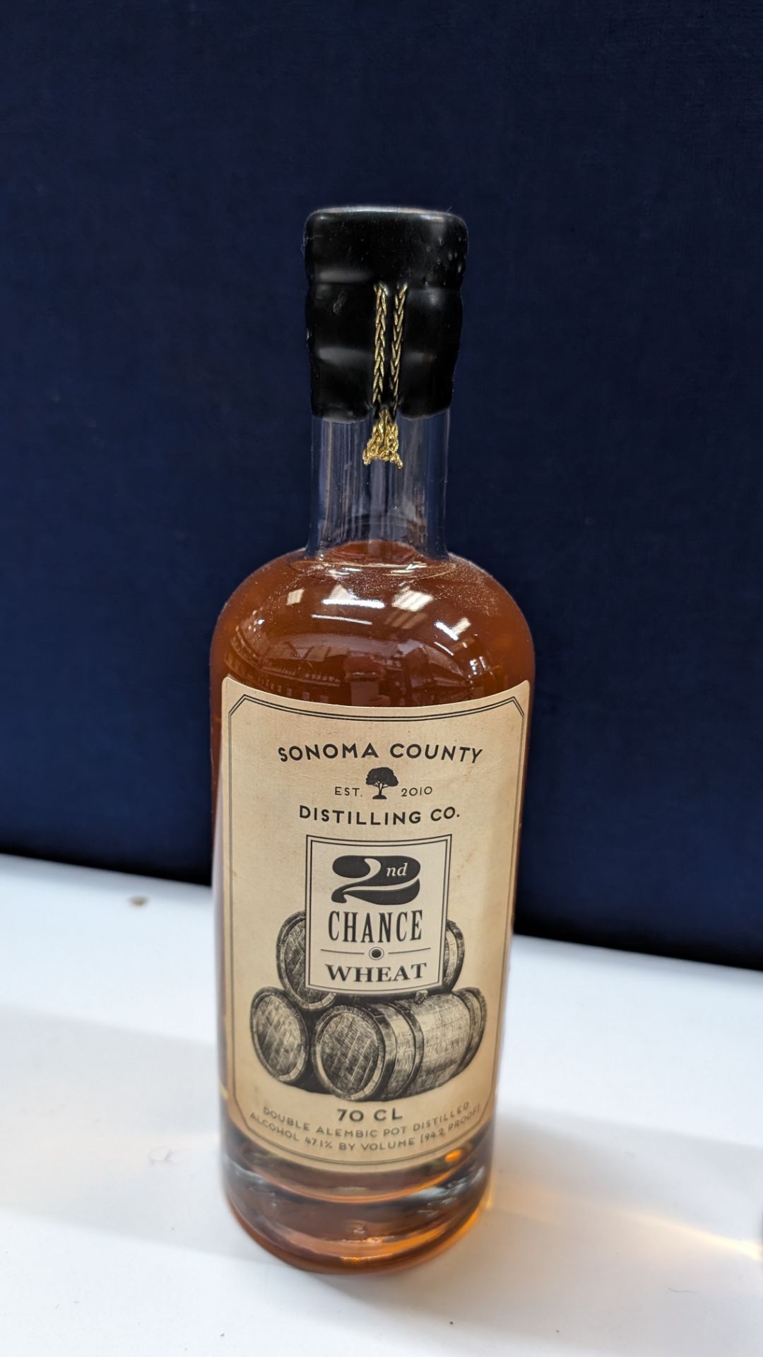 2 off 700ml bottles of Sonoma County 2nd Chance Wheat Double Alembic Pot Distilled Whiskey. 47.1% a - Image 2 of 7