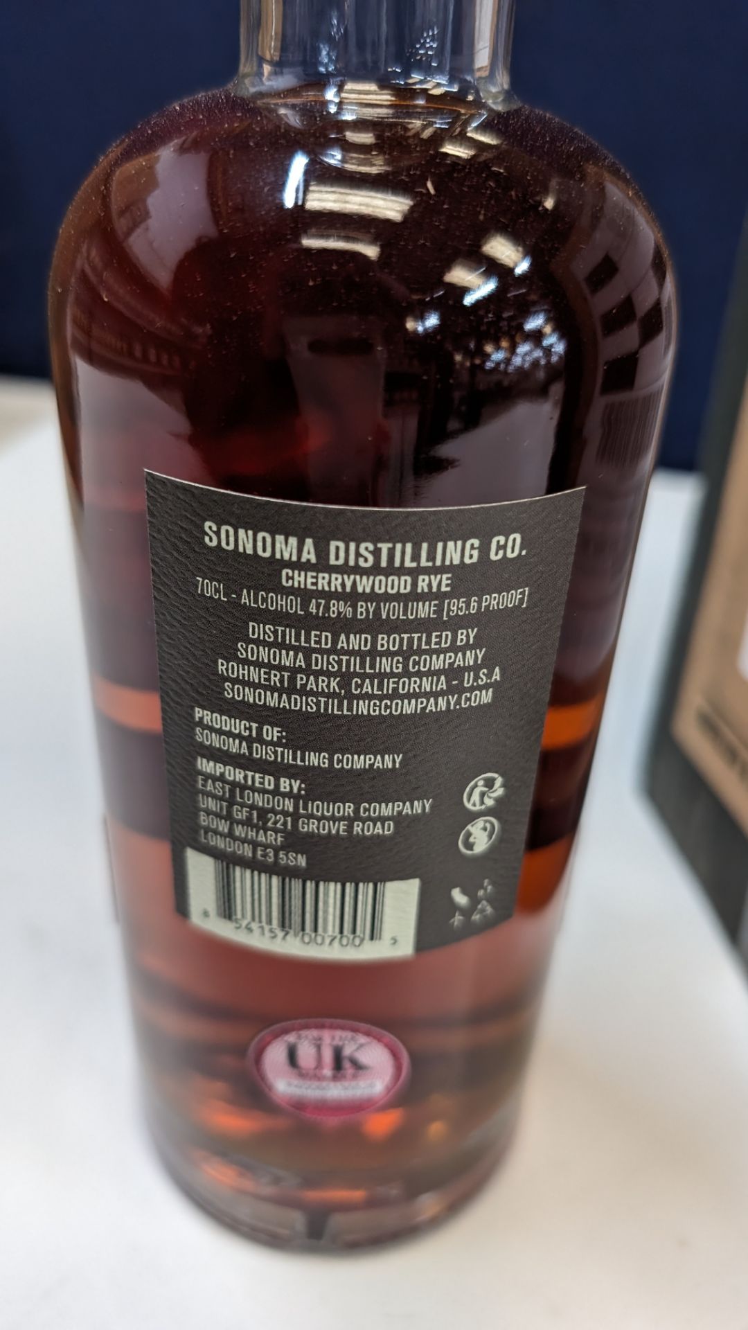 6 off 700ml bottles of Sonoma Cherrywood Rye Whiskey. In Sonoma branded box which includes bottling - Image 5 of 6