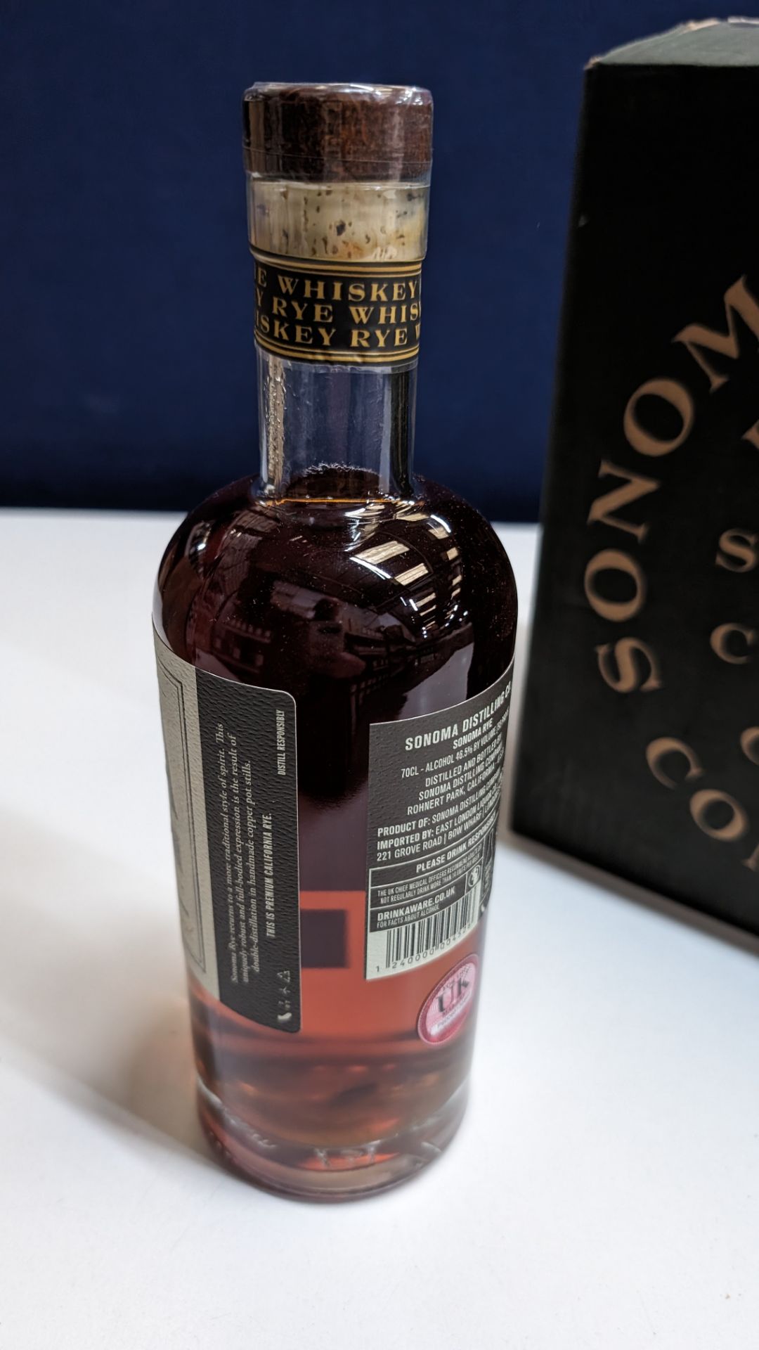 6 off 700ml bottles of Sonoma Rye Whiskey. In Sonoma branded box which includes bottling details on - Image 5 of 7