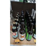 Mixed cider and beer lot comprising 10 off 500ml bottles of Pulpt Level 5.4% classic medium dry cide