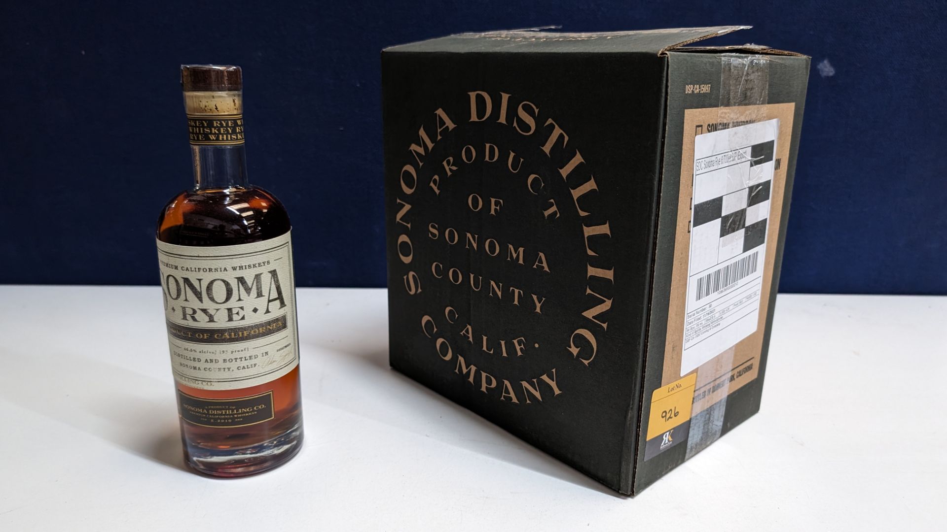 6 off 700ml bottles of Sonoma Rye Whiskey. In Sonoma branded box which includes bottling details on - Image 2 of 7