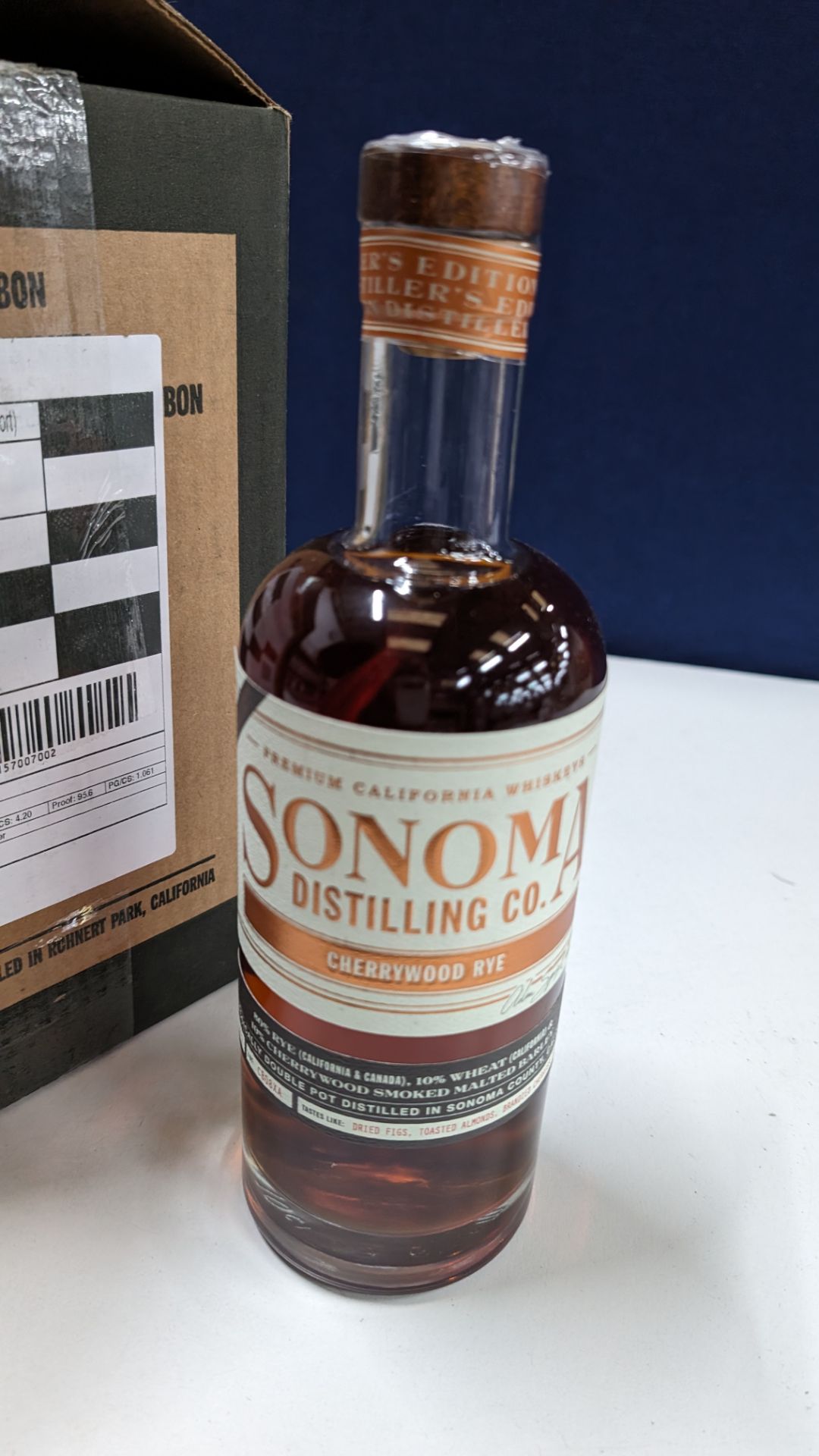 6 off 700ml bottles of Sonoma Cherrywood Rye Whiskey. In Sonoma branded box which includes bottling - Image 4 of 7