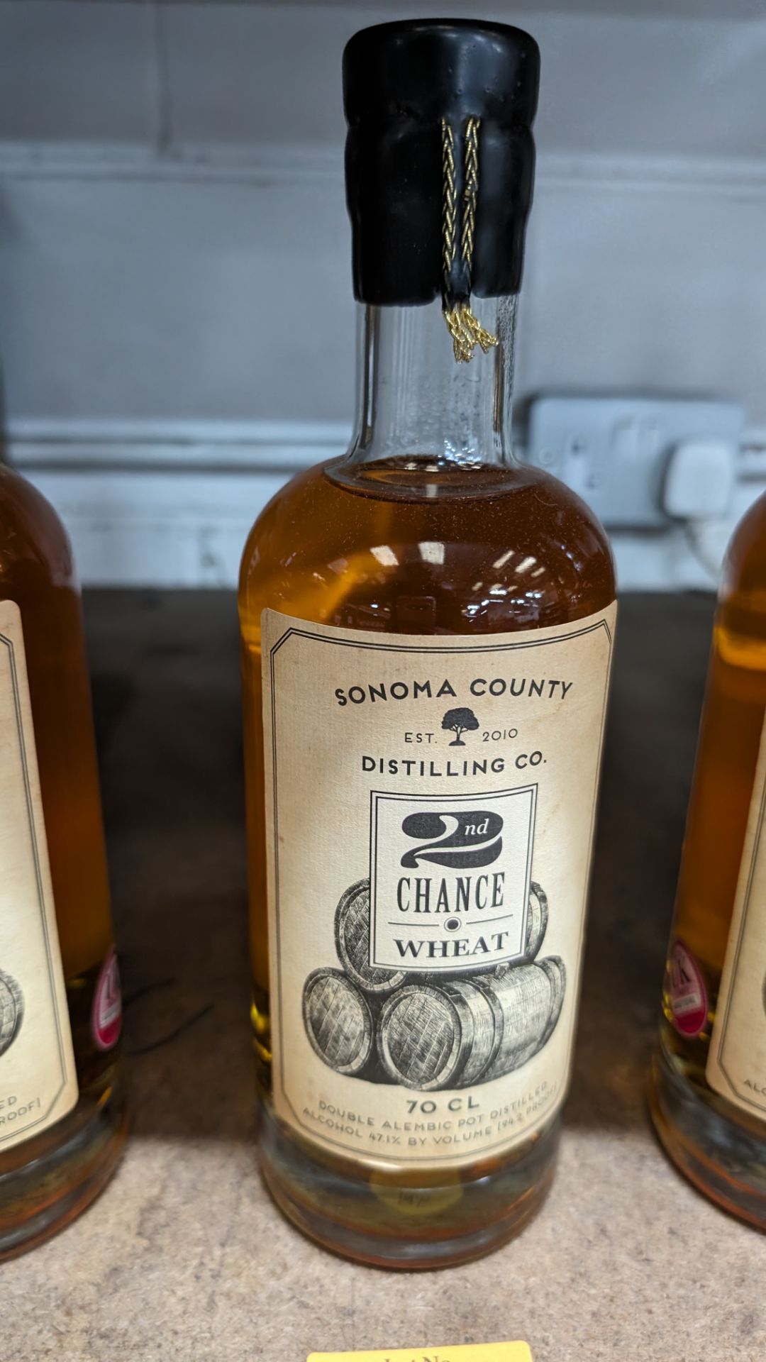 1 off 700ml bottle of Sonoma County 2nd Chance Wheat Double Alembic Pot Distilled Whiskey. 47.1% al - Image 2 of 5