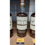 1 off 700ml bottle of Sonoma Rye Whiskey. 46.5% alc/vol (93 proof). Distilled and bottled in Sonom
