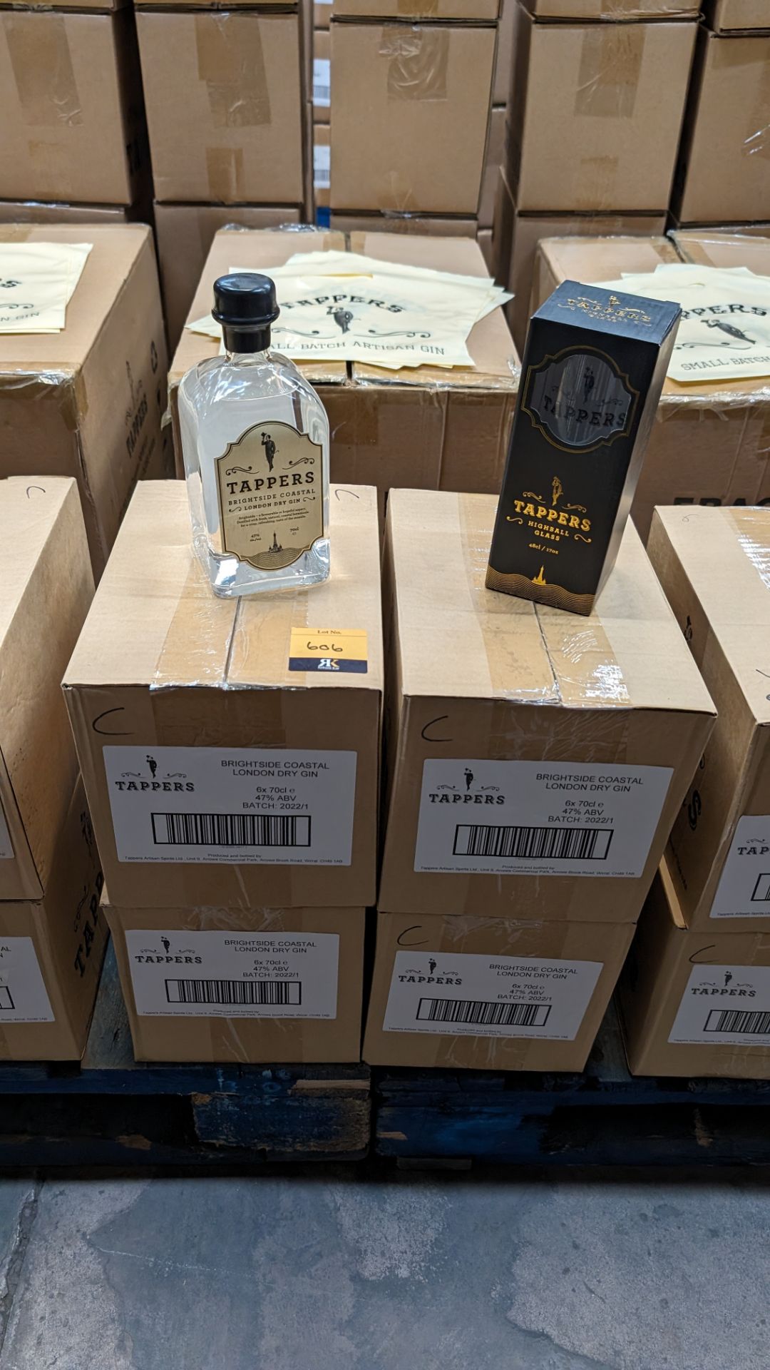 4 cases each holding 6 off 700ml bottles of 47% ABV Brightside Coastal London Dry Gin. Individually - Image 2 of 5