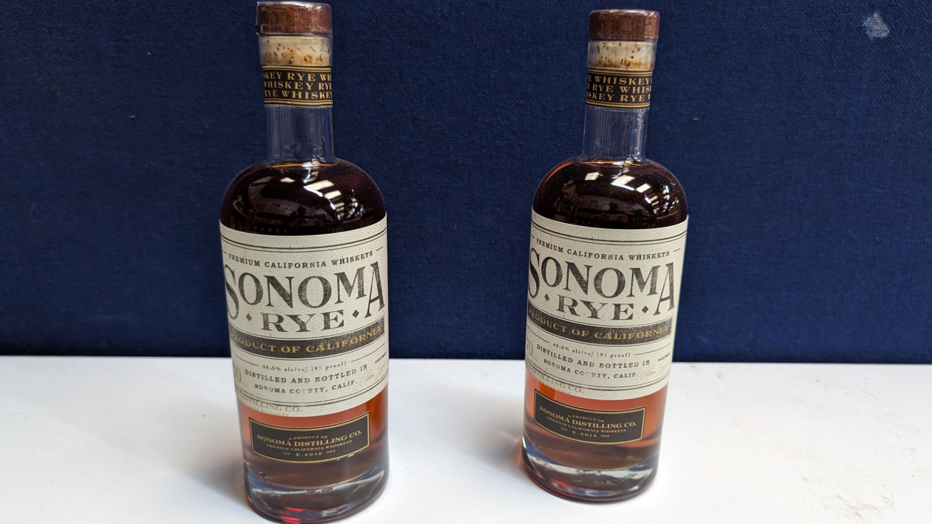 2 off 700ml bottles of Sonoma Rye Whiskey. 46.5% alc/vol (93 proof). Distilled and bottled in Sono - Image 2 of 8