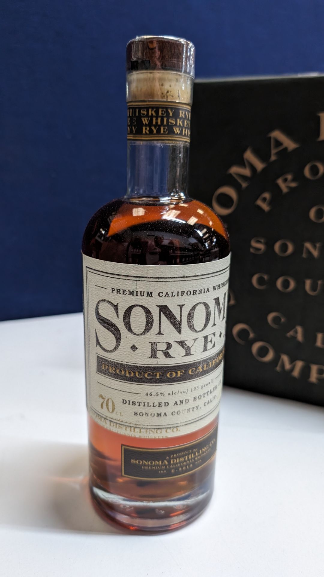 6 off 700ml bottles of Sonoma Rye Whiskey. In Sonoma branded box which includes bottling details on - Image 3 of 7