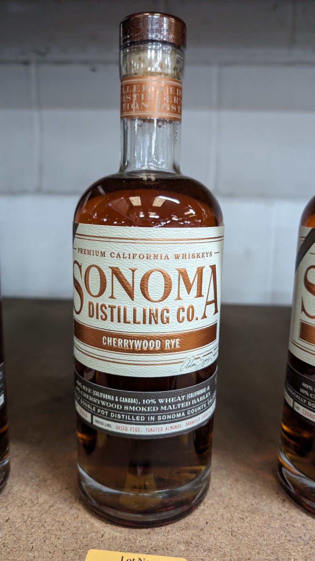 1 off 700ml bottle of Sonoma Cherrywood Rye Whiskey. 47.8% alc/vol (95.6 proof). Distilled and bot - Image 2 of 5