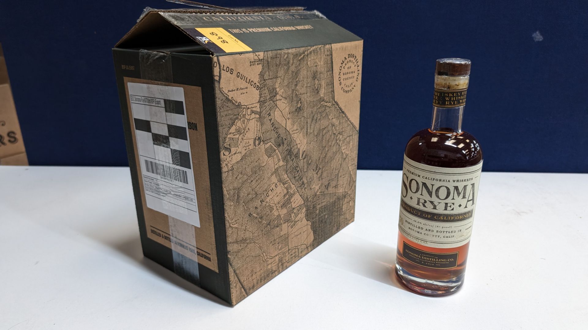 6 off 700ml bottles of Sonoma Rye Whiskey. In Sonoma branded box which includes bottling details on - Image 2 of 8