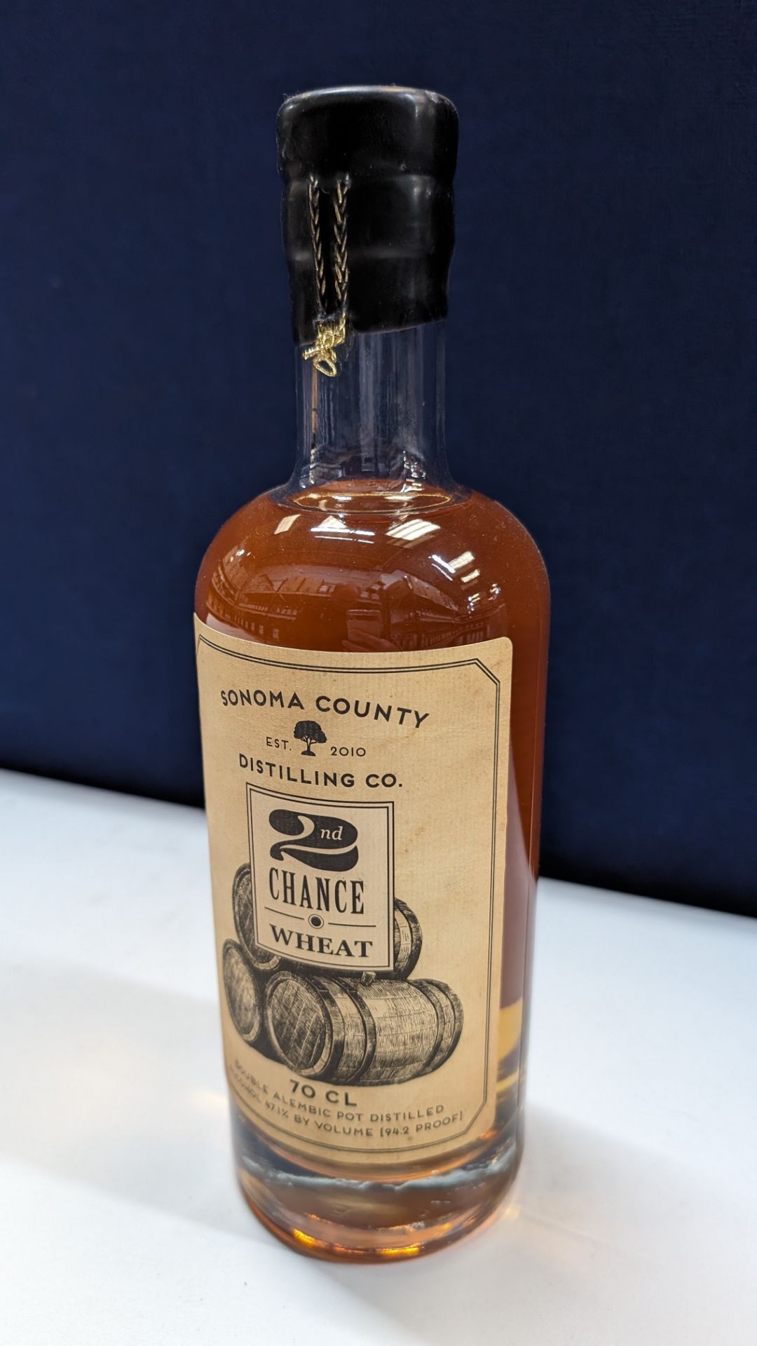 1 off 700ml bottle of Sonoma County 2nd Chance Wheat Double Alembic Pot Distilled Whiskey. 47.1% al - Image 2 of 6