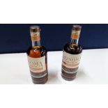 2 off 700ml bottles of Sonoma Cherrywood Rye Whiskey. 47.8% alc/vol (95.6 proof). Distilled and bo