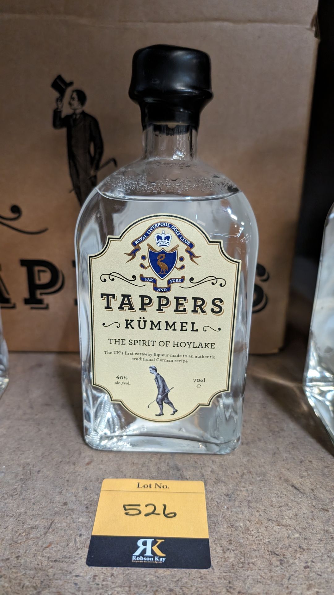 1 off 700ml bottle of Tappers Kümmel 40% ABV 'The Spirit of Hoylake', produced in honour of the 151s - Image 2 of 4