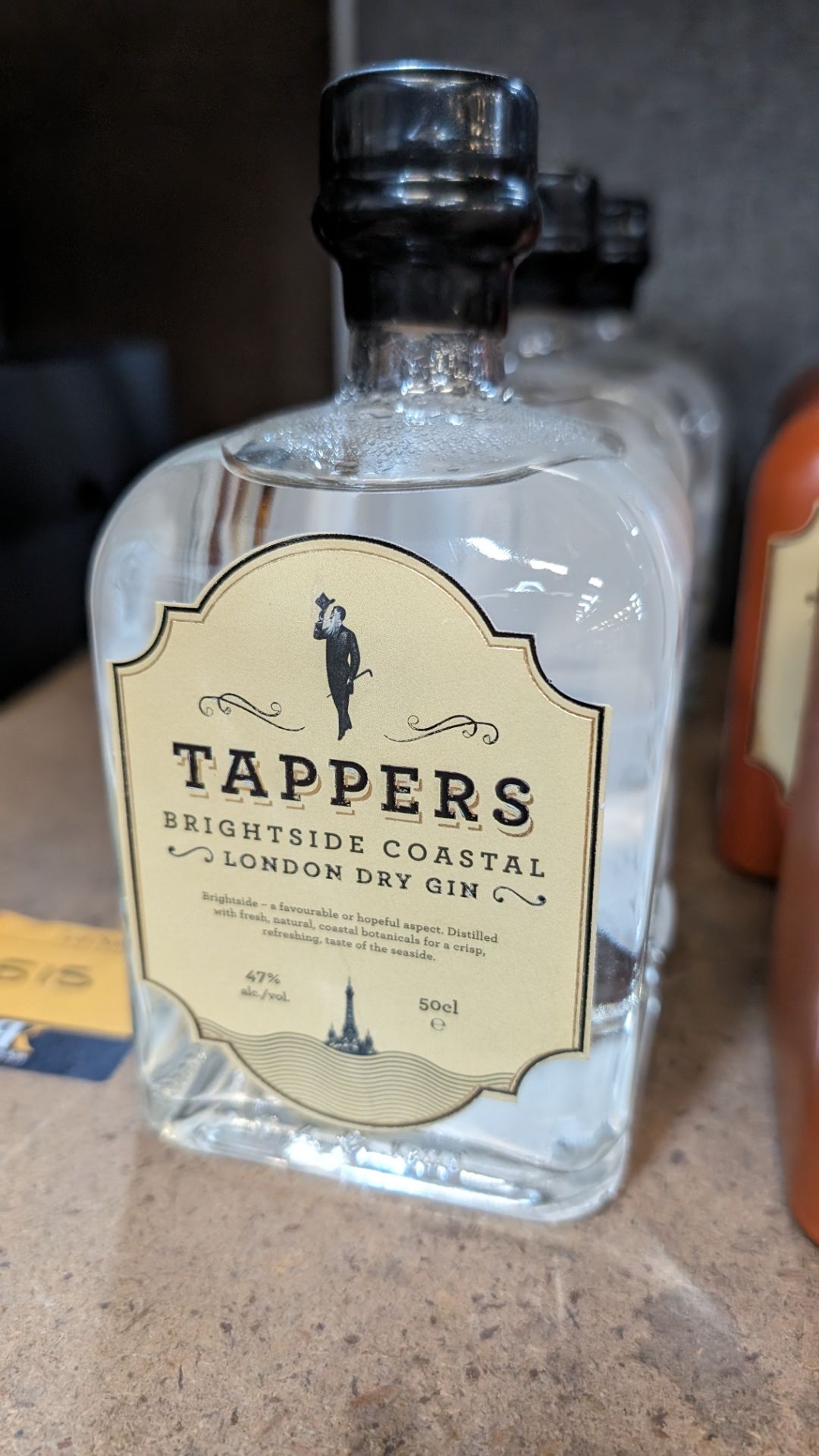 4 off assorted 500ml bottles of Tappers Gin. This lot comprises 1 bottle of 47% ABV Brightside Coas - Image 5 of 8