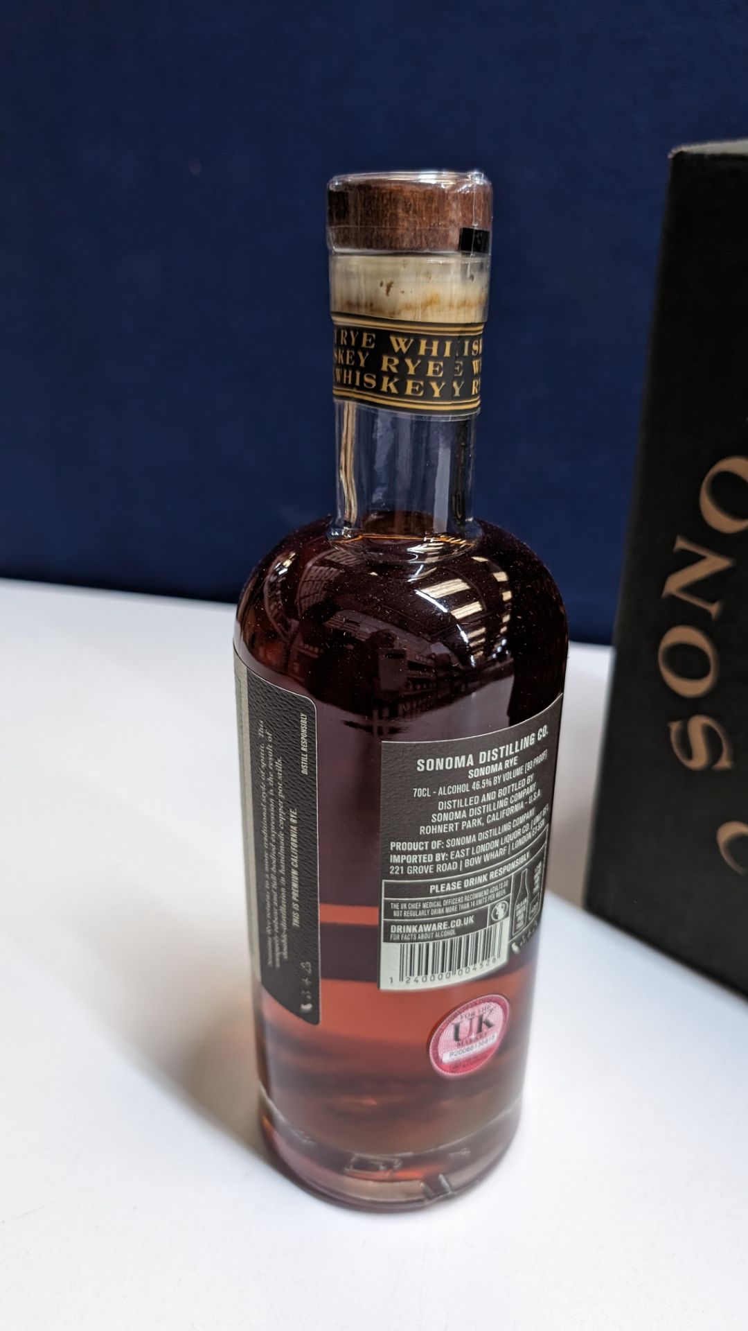 6 off 700ml bottles of Sonoma Rye Whiskey. In Sonoma branded box which includes bottling details on - Image 5 of 7