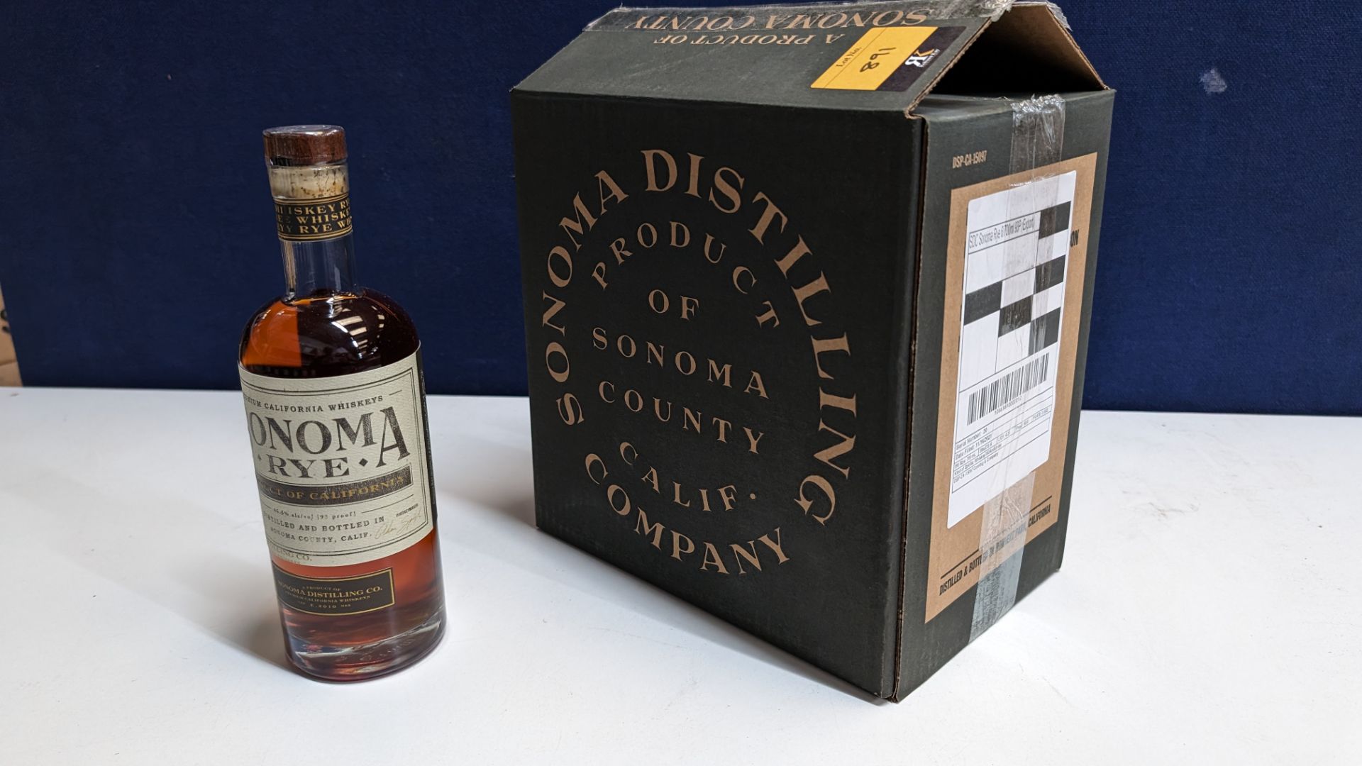 6 off 700ml bottles of Sonoma Rye Whiskey. In Sonoma branded box which includes bottling details on - Image 2 of 7