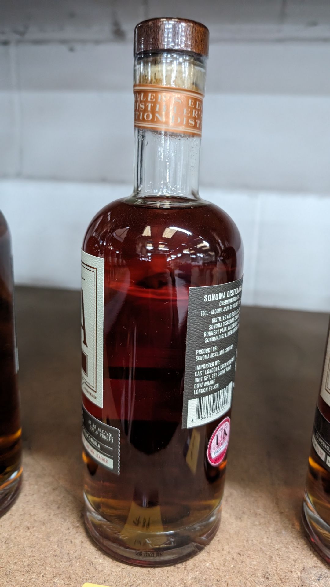 1 off 700ml bottle of Sonoma Cherrywood Rye Whiskey. 47.8% alc/vol (95.6 proof). Distilled and bot - Image 3 of 5