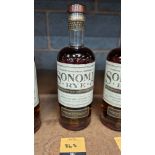 1 off 700ml bottle of Sonoma Rye Whiskey. 46.5% alc/vol (93 proof). Distilled and bottled in Sonom