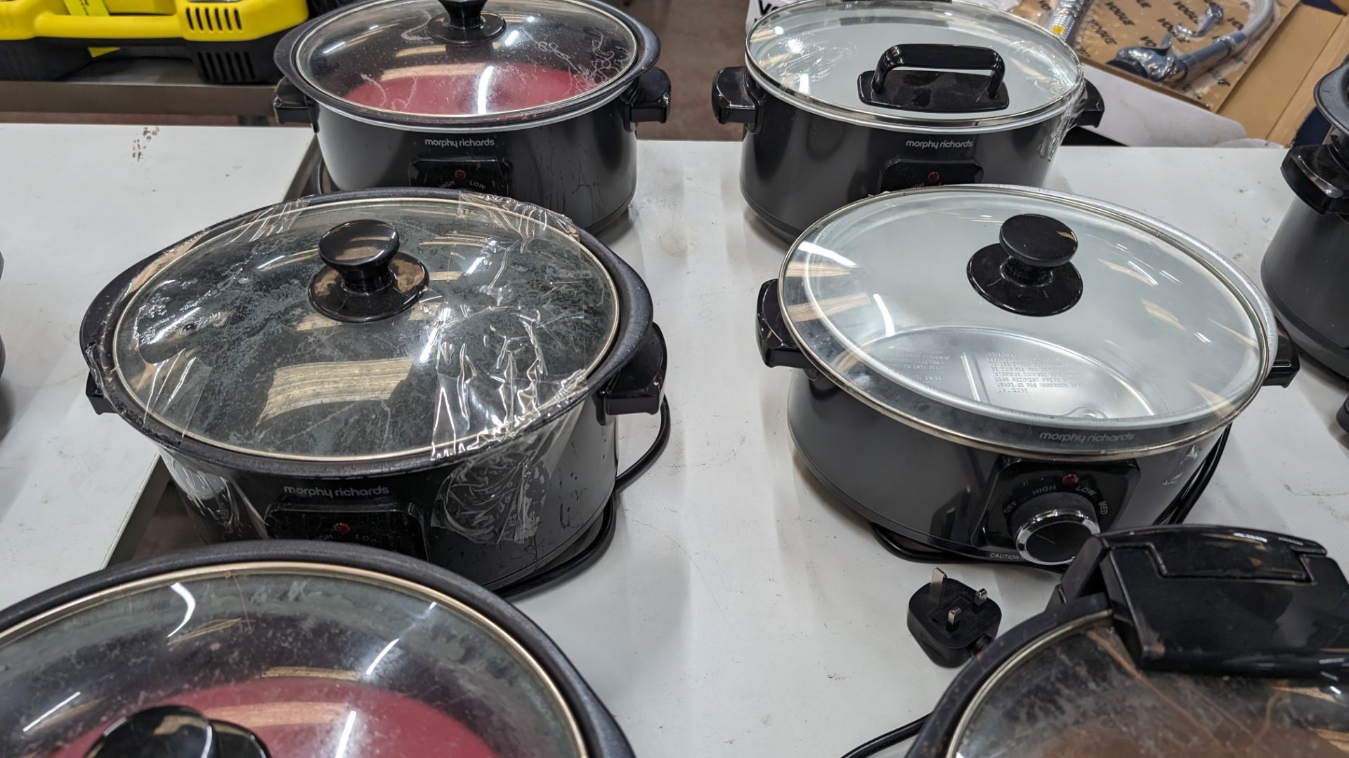 6 off Morphy Richards hinged lid slow cookers, model 460020. NB: At least some of these have been u - Image 4 of 10