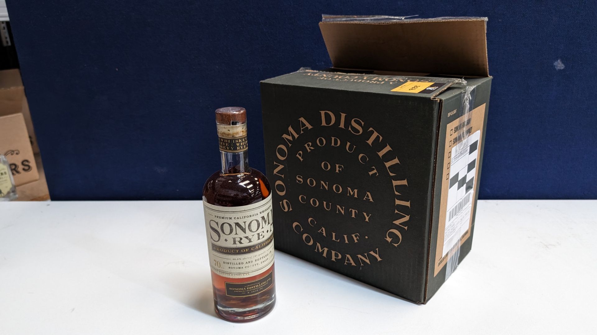 6 off 700ml bottles of Sonoma Rye Whiskey. In Sonoma branded box which includes bottling details on - Image 2 of 8