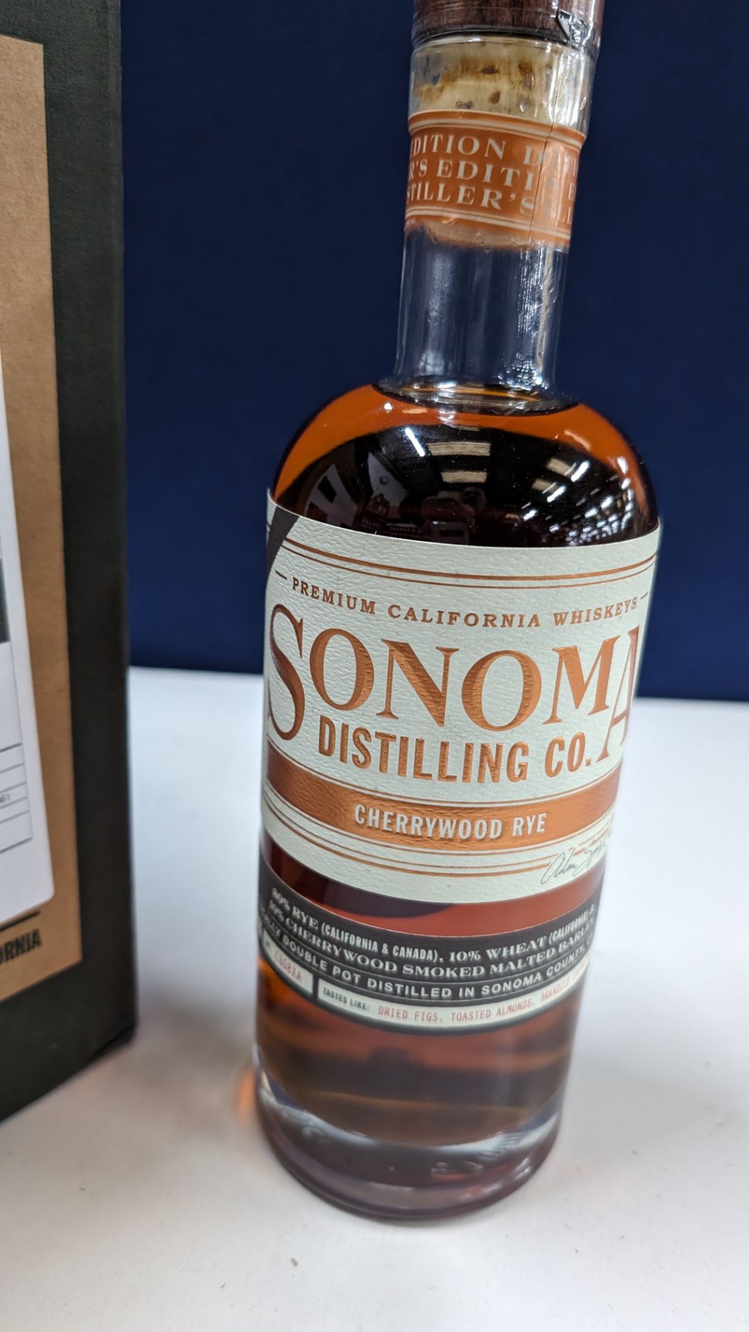 6 off 700ml bottles of Sonoma Cherrywood Rye Whiskey. In Sonoma branded box which includes bottling - Image 4 of 7