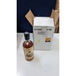 6 off 700ml bottles of Sonoma County 2nd Chance Wheat Double Alembic Pot Distilled Whiskey. In white