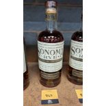 1 off 700ml bottle of Sonoma Rye Whiskey. 46.5% alc/vol (93 proof). Distilled and bottled in Sonom