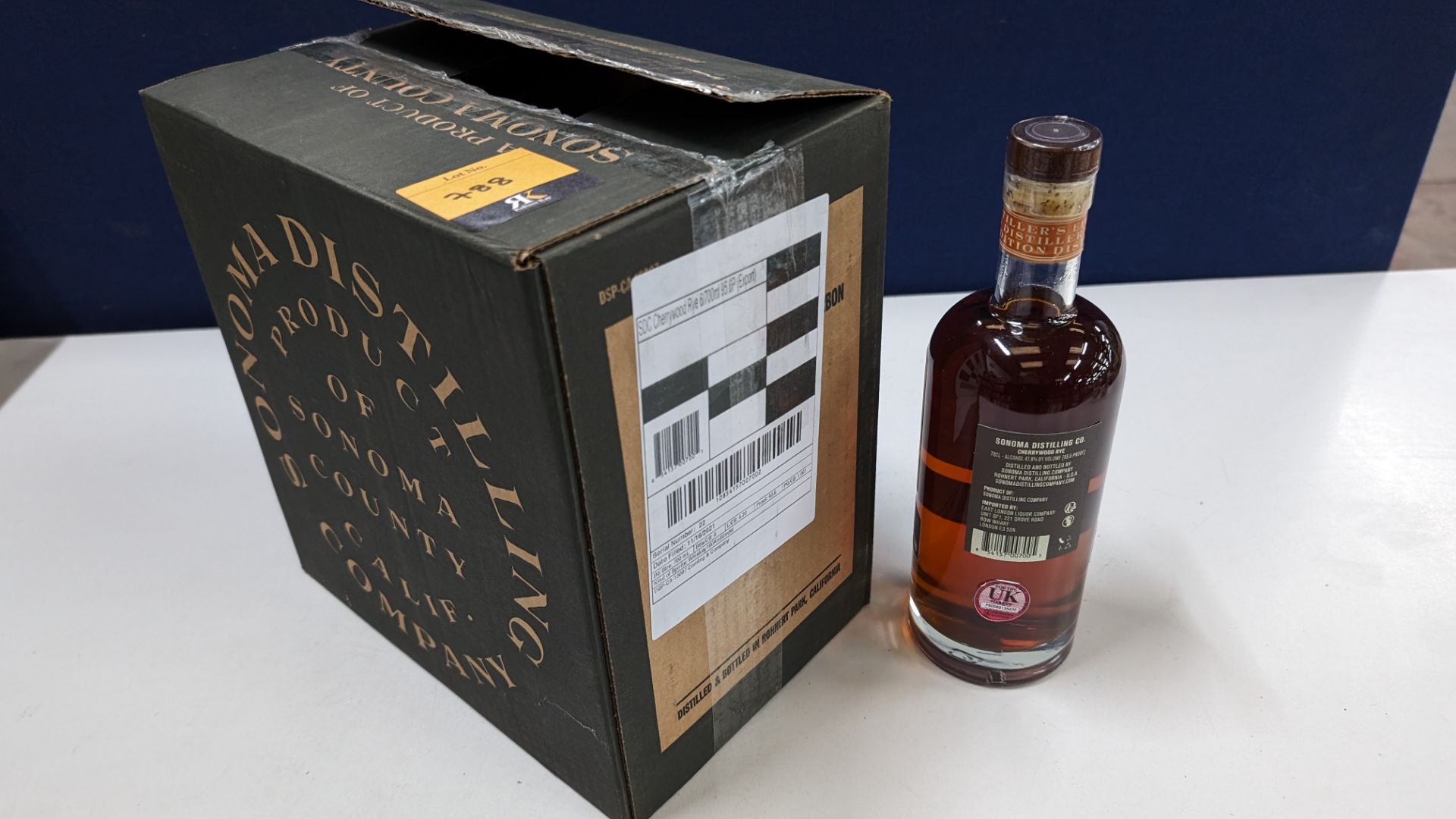 6 off 700ml bottles of Sonoma Cherrywood Rye Whiskey. In Sonoma branded box which includes bottling - Image 6 of 8