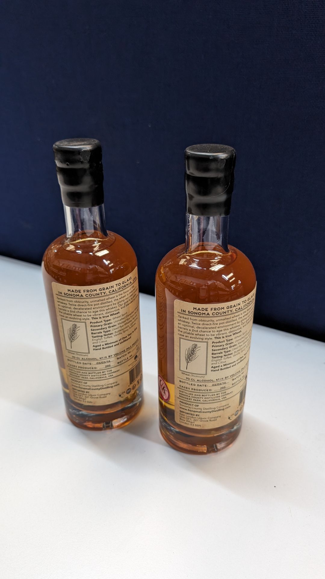 2 off 700ml bottles of Sonoma County 2nd Chance Wheat Double Alembic Pot Distilled Whiskey. 47.1% a - Image 4 of 7