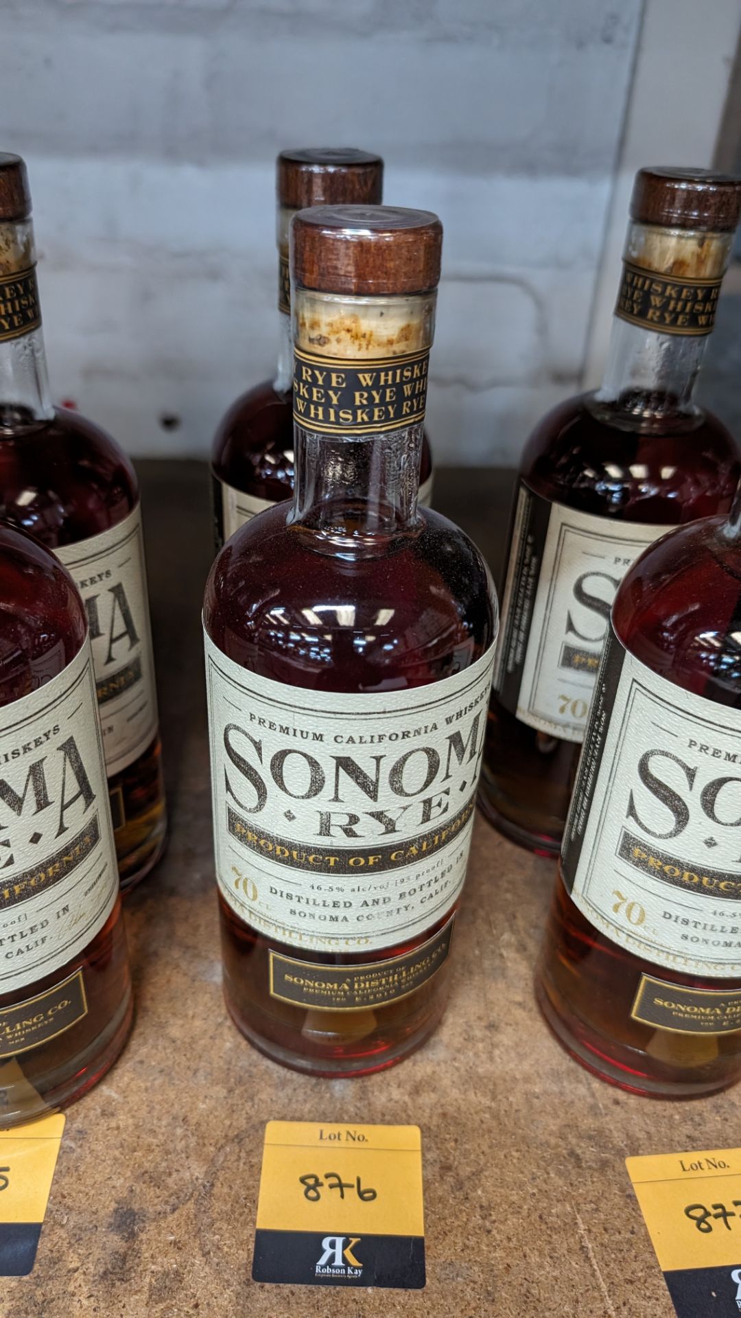 2 off 700ml bottles of Sonoma Rye Whiskey. 46.5% alc/vol (93 proof). Distilled and bottled in Sono - Image 7 of 7