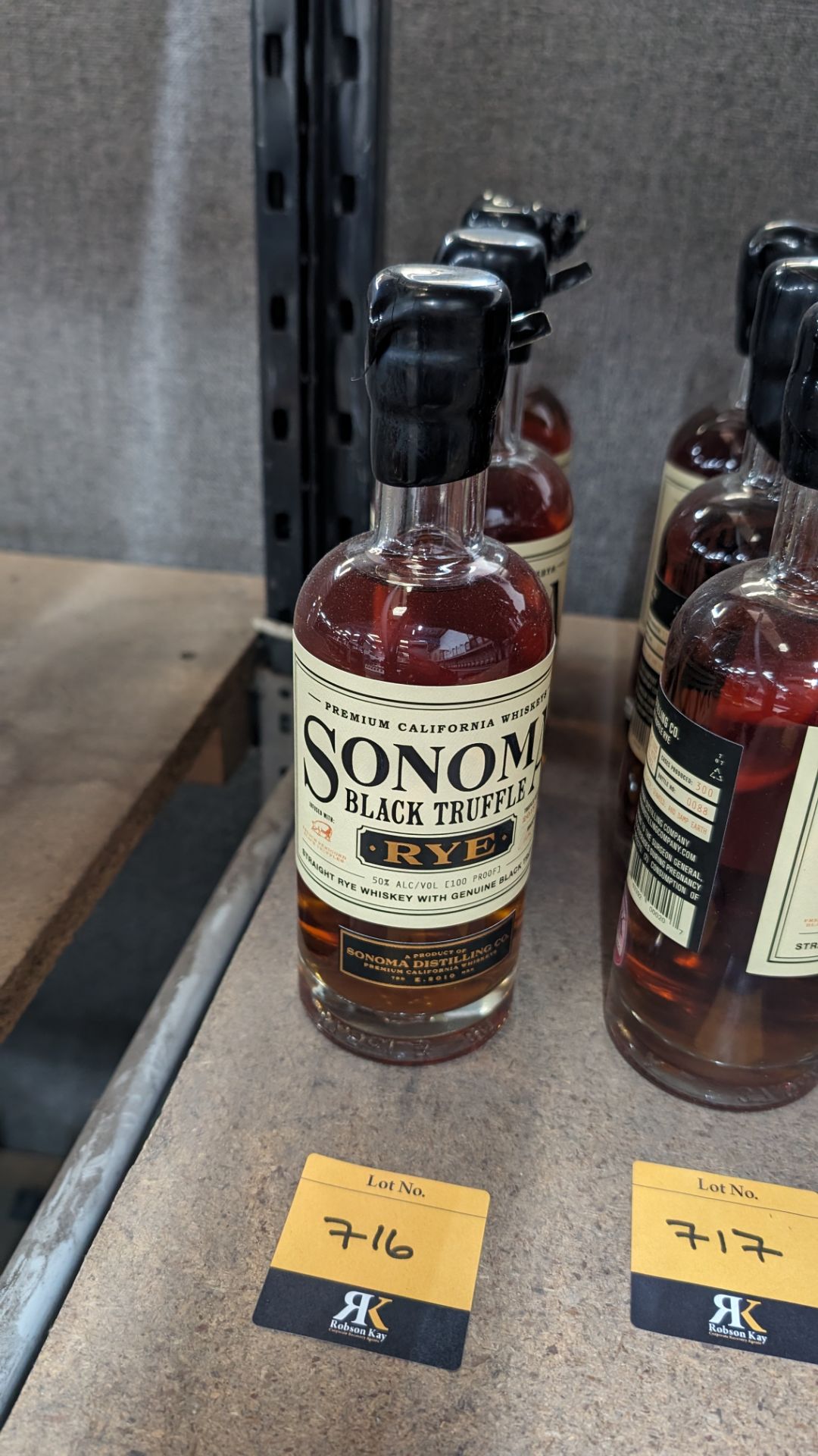 3 off 375ml bottles of Sonoma Black Truffle Rye Whiskey. 50% alc/vol (100 proof). Straight rye whi - Image 7 of 7