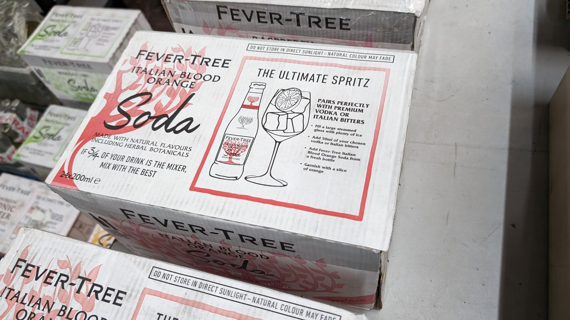Large quantity of Fever-Tree tonic water. This lot comprises 4 large boxes, 5 small boxes, plus the - Image 9 of 12